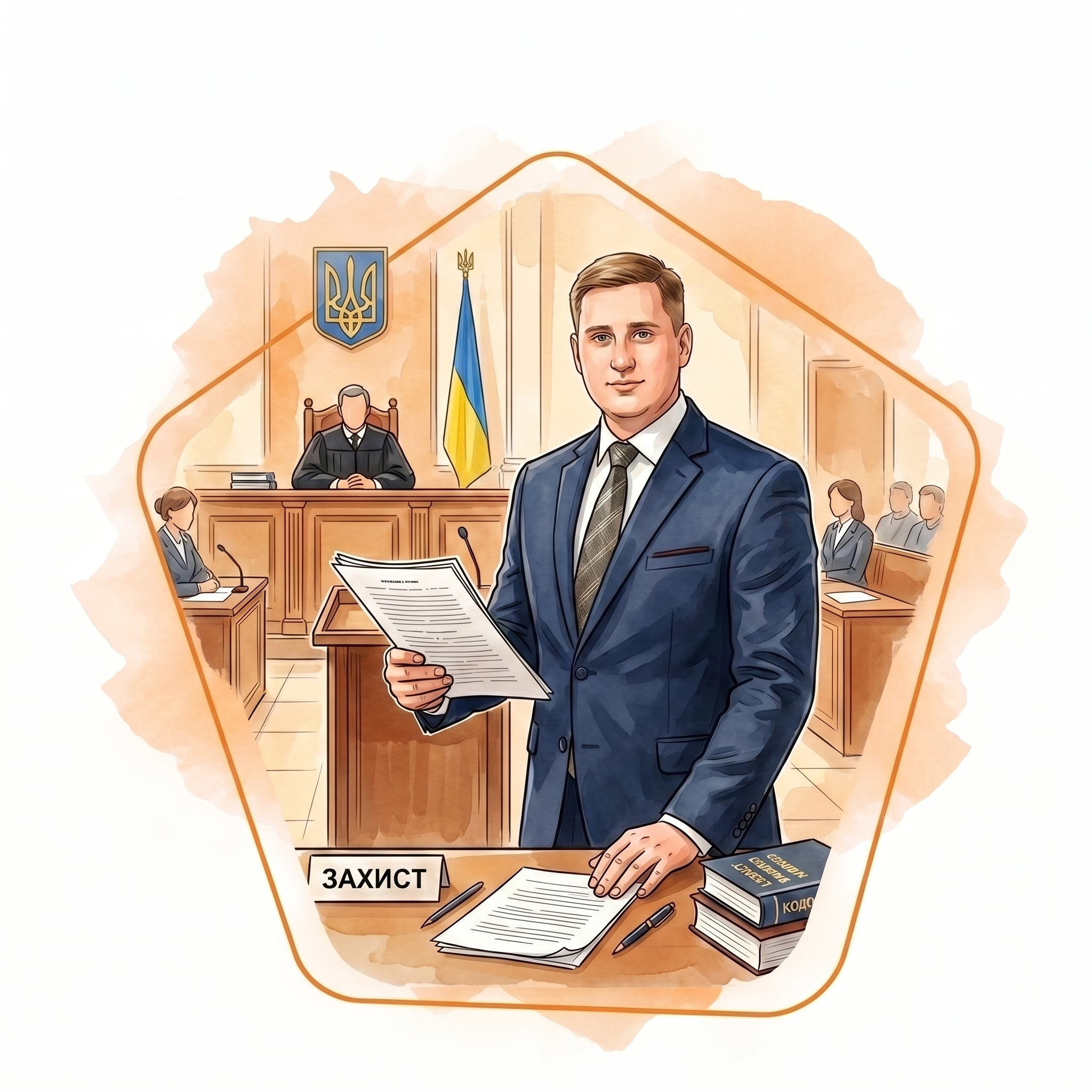 Адвокат Андрій Шевченко в суді