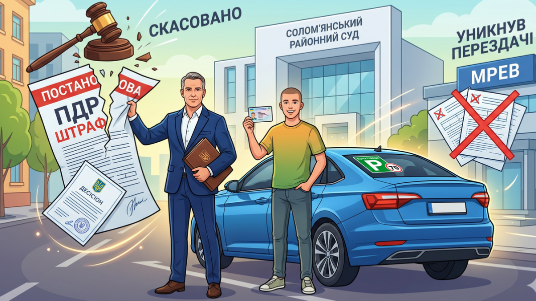 Скасовано штрав по 122 КУпАП